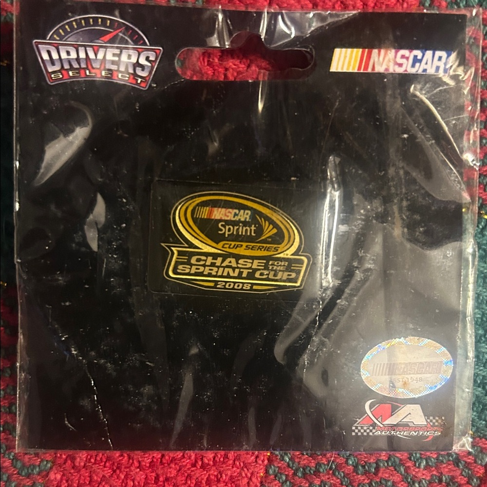 NASCAR Sprint Cup 2008 Gold and Black Pin